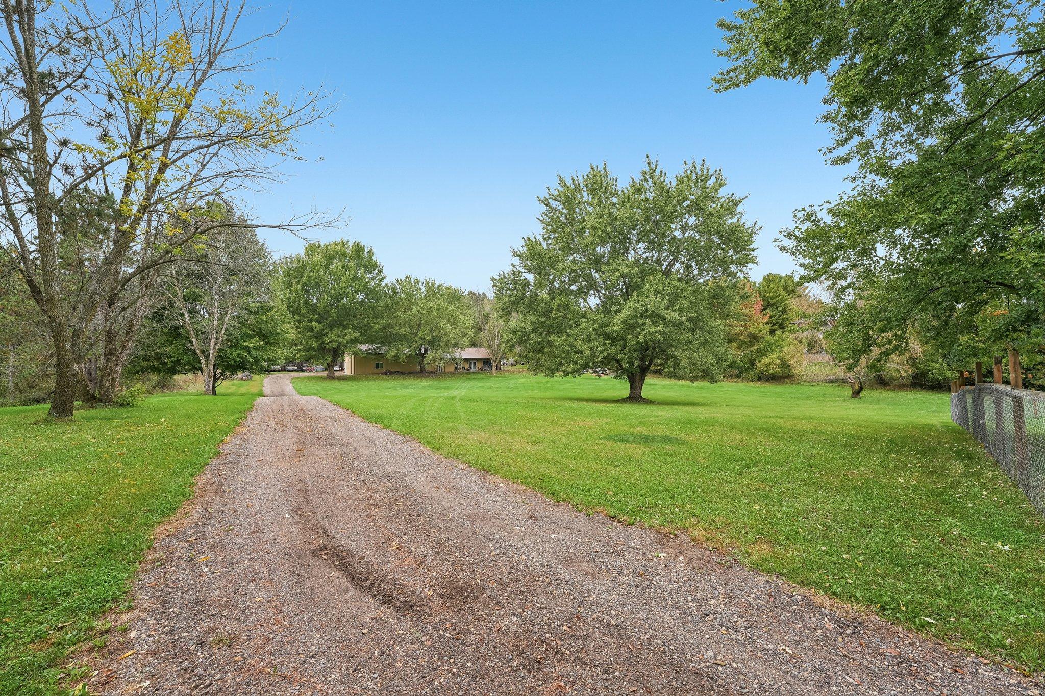 Driveway to Pole Shed