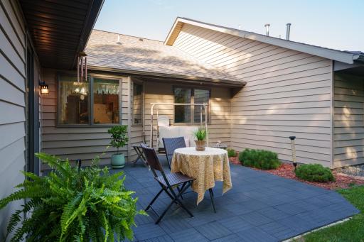 1967 Cherry St. Red Wing-Private back patio.