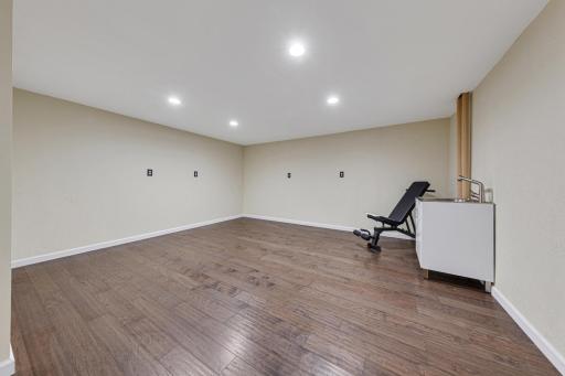Music room, craft space, workout room OR more storage!