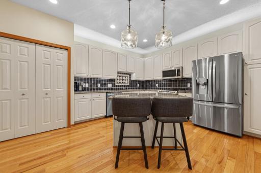 Updated stainless steel kitchen appliances!