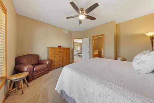 The primary bedroom suite!