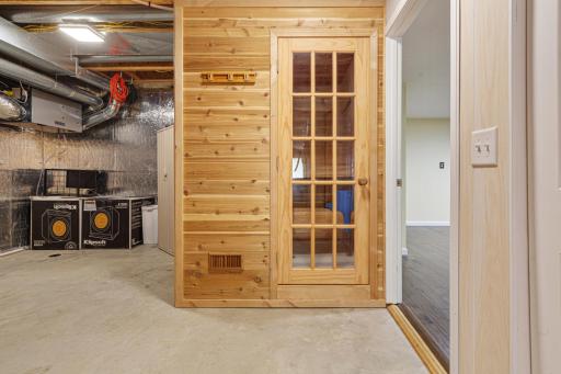 Check out this sauna!