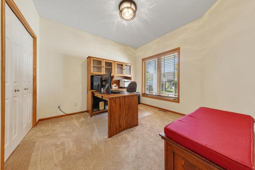 This main level bedroom could be used as an office, guest room or sitting room!