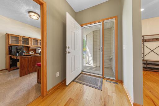 Spacious front entryway