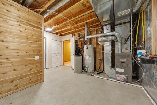 Well maintained and organized utility room