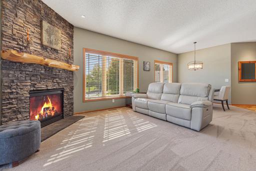 Imagine yourself curled up in your favorite chair in front of the fireplace
