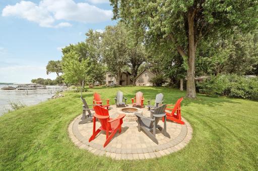 Add a fire and some friends to share a s'more and a story or two.