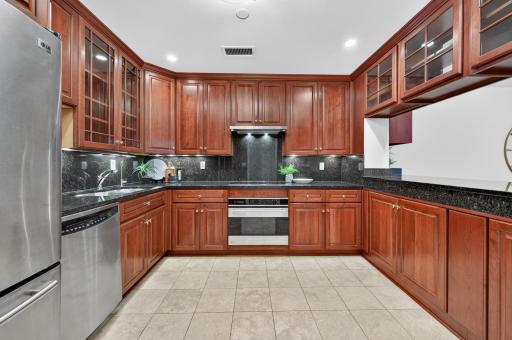Beautiful Custom Kitchen with Cherry Cabinets