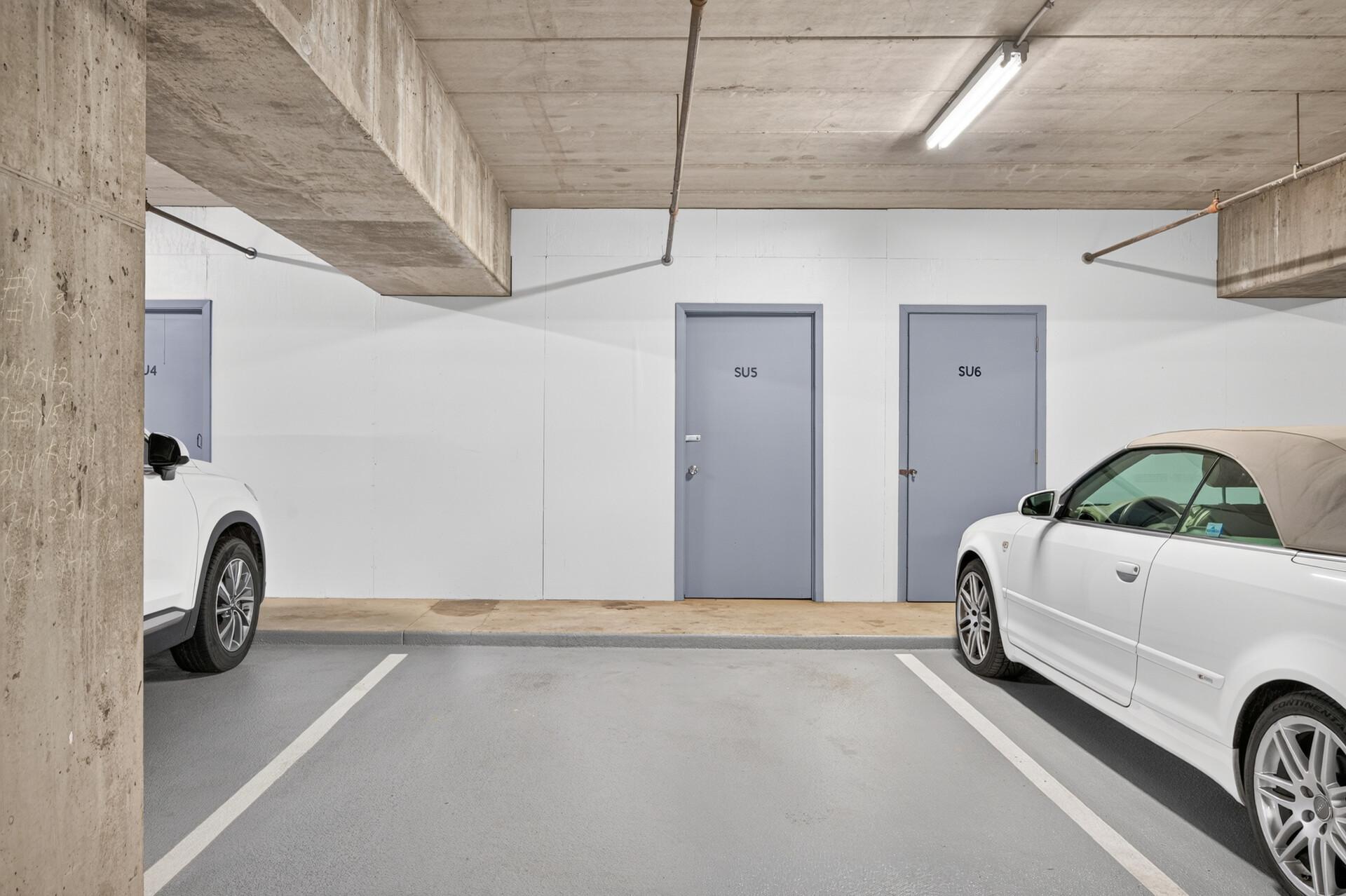 Heated parking Stall and Storage Locker
