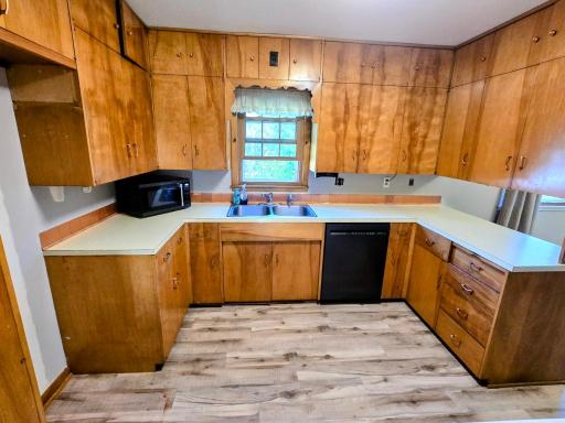Plentiful original cabinets and plentiful countertop space!