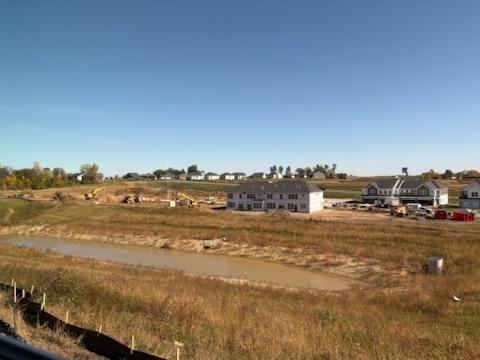 View From Back Windows Of Listing, Private and Elevated Pond In Back, No Homes Immediately Behind Listing