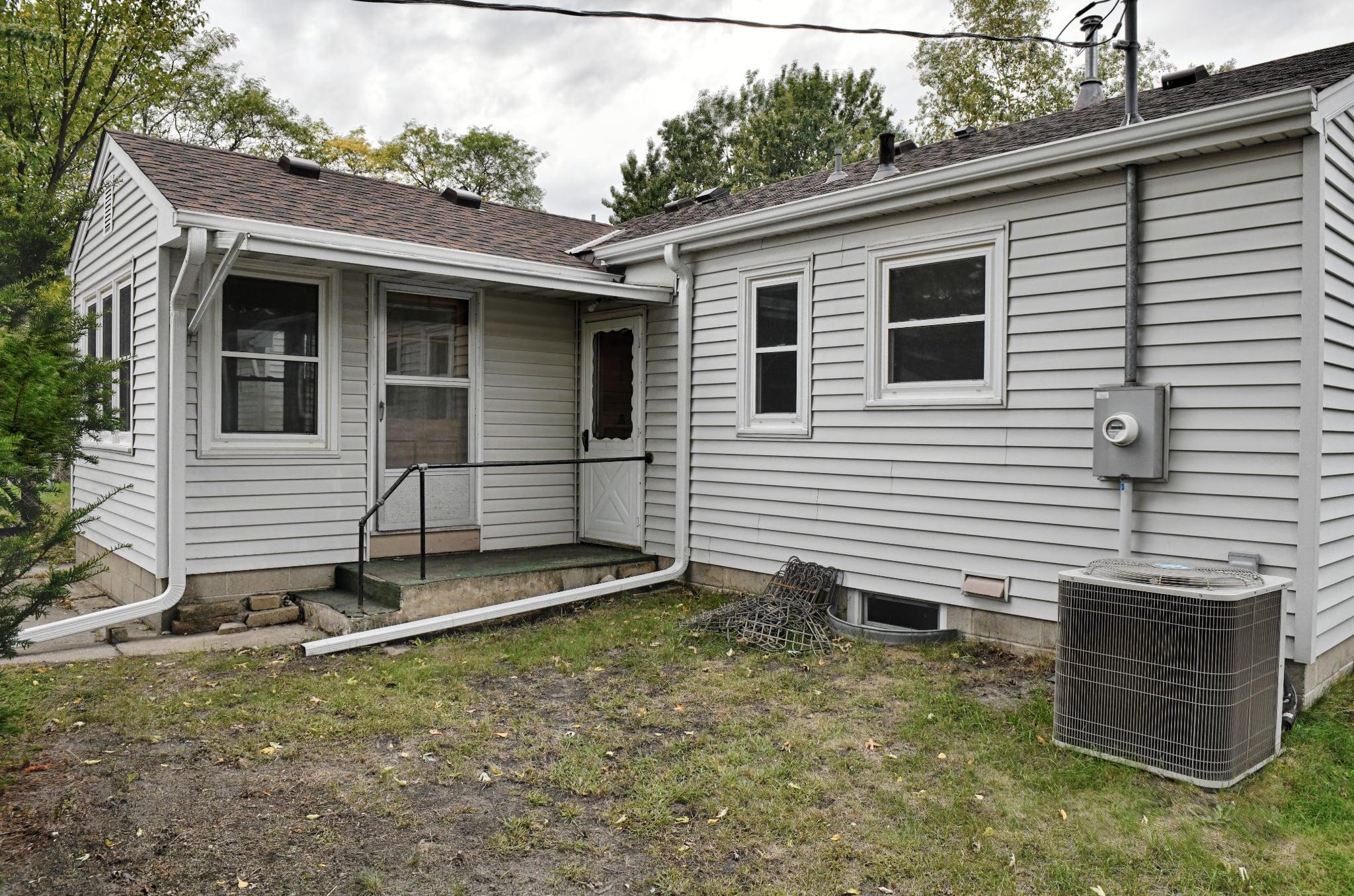 View of the back of the house