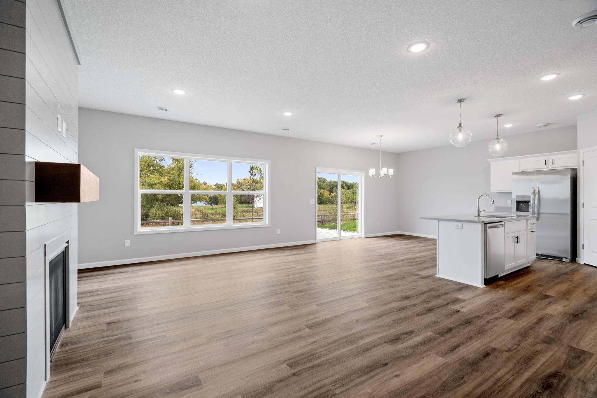 (Photo of previously finished home)