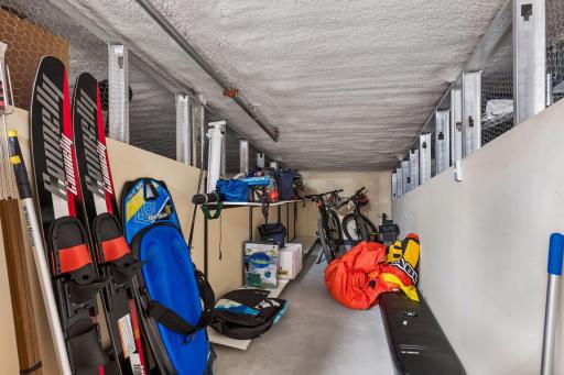 A spacious storage locker provides plenty of additional storage. (Storage #24)