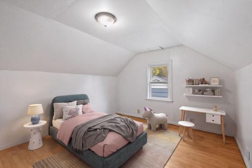 Larger Upper Level Bedroom Virtually Staged