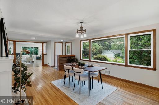 Each room is inviting and captures the beauty of the natural light shining through