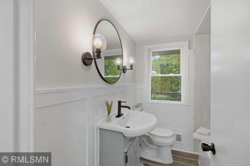 Clean bathrooms have all been cleaned up and updated