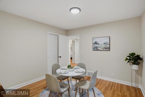 Flex room off the kitchen can be made into an office, dining or extra room
