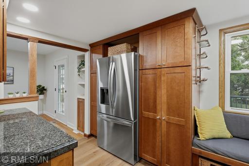 French style doors on this brand new refrigerator!