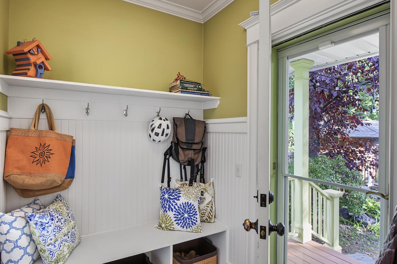 Mud room leading out to back yard & garage