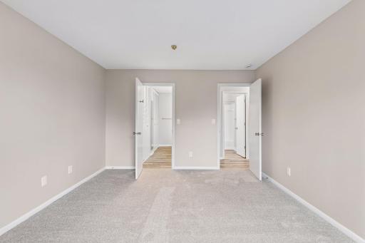 Natural floorplan flows from living space to living space.