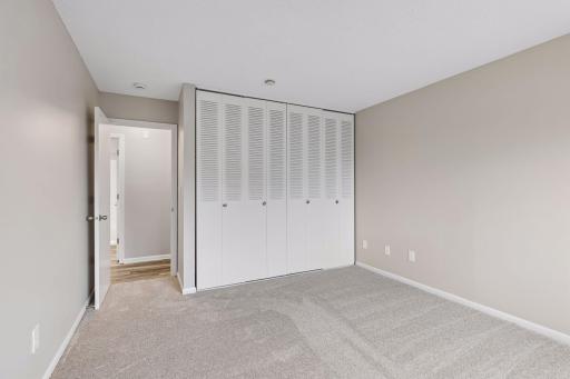 Floor to ceiling closets serving all living space.