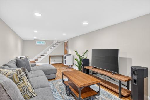 The perfect spot to curl up for a movie night or host your next game night!