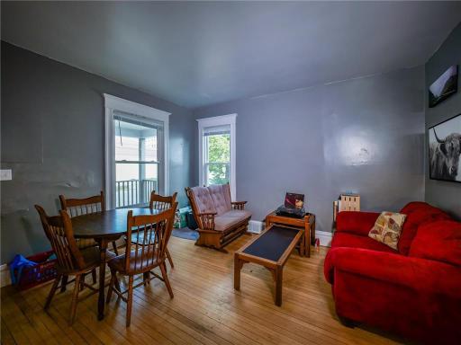 LIVING ROOM WITH ORIGINAL HARDWOODS THROUGHOUT