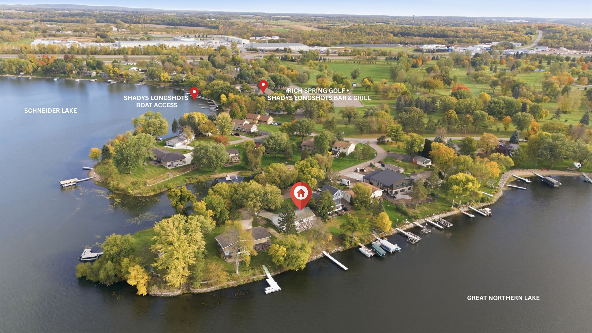 Location can't be beat! Just short walk to the club house or the bar & restaurant... All while on the Chain of Lakes
