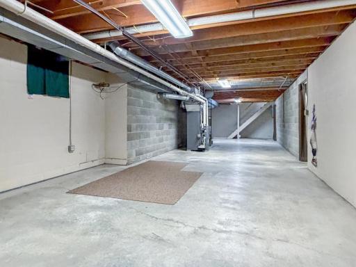 Great for storage or to finish for extra living