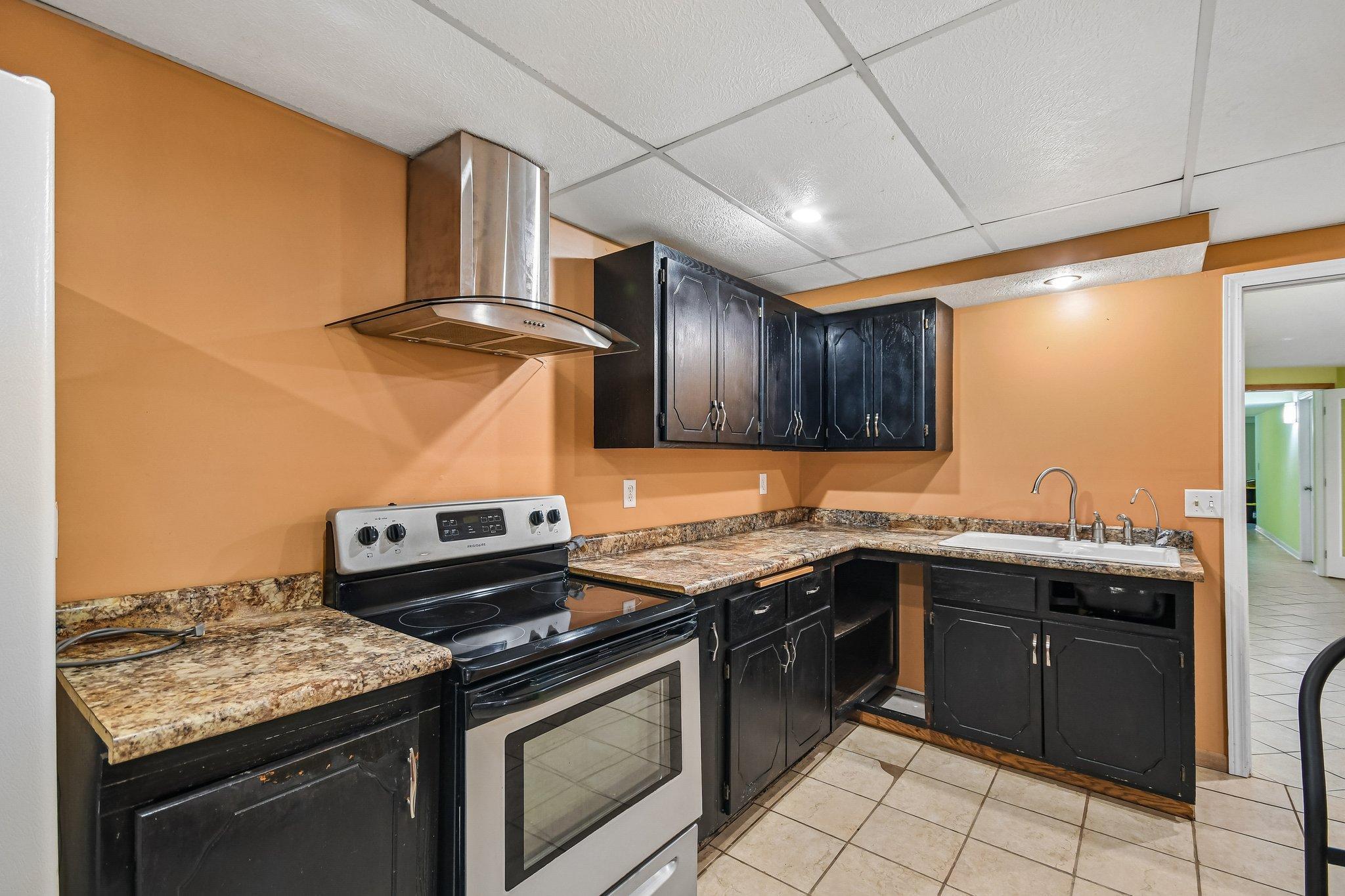 Lower level kitchen