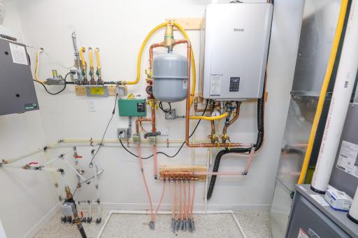 Utilities - in floor heat plus forced air