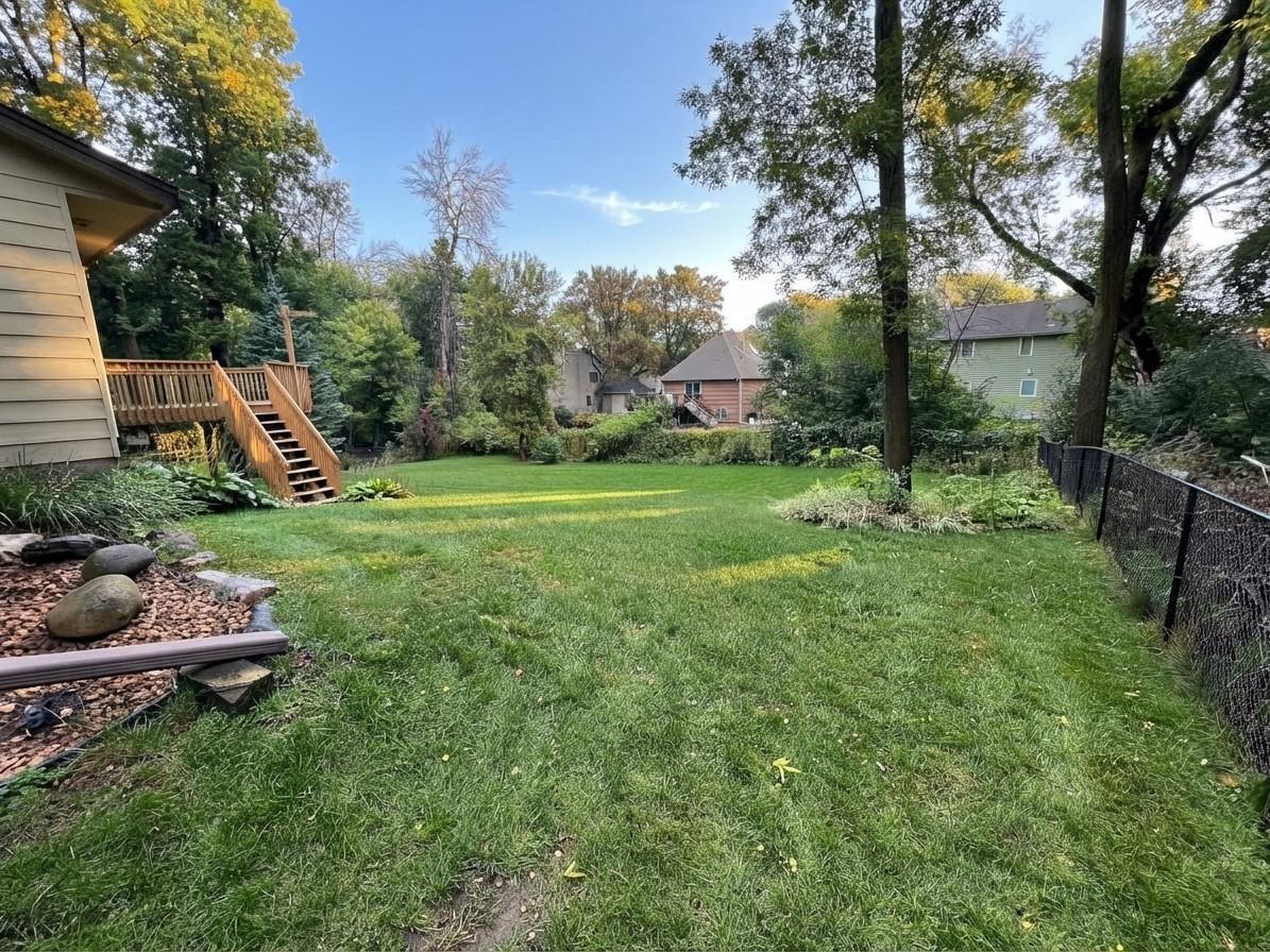 Backyard view
