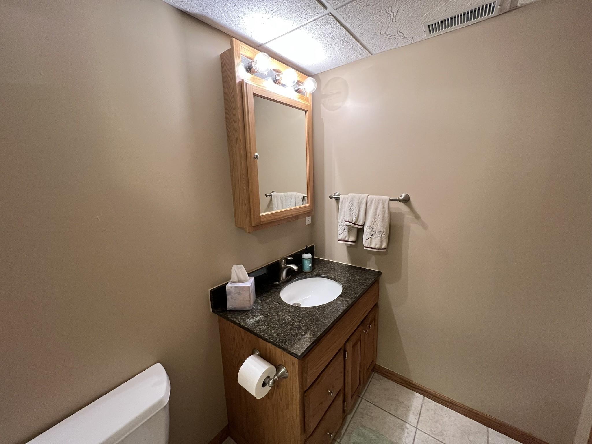 Main floor half bathroom