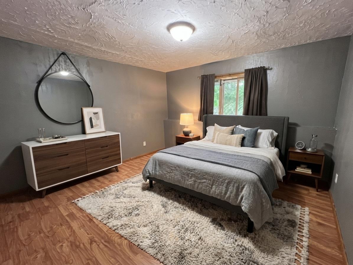 Lower level 3rd bedroom