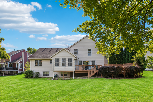 Spacious deck and 3 Season Porch for outdoor entertaining