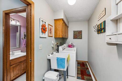 Main Floor Laundry just off of garage entrance