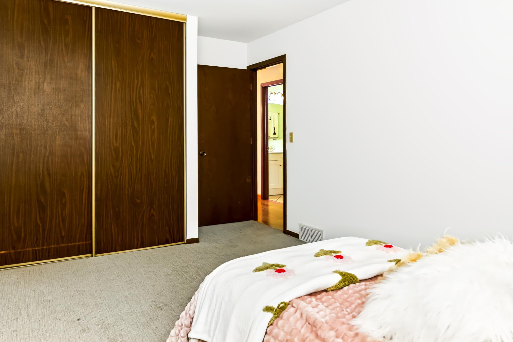 Floor to ceiling large closet.