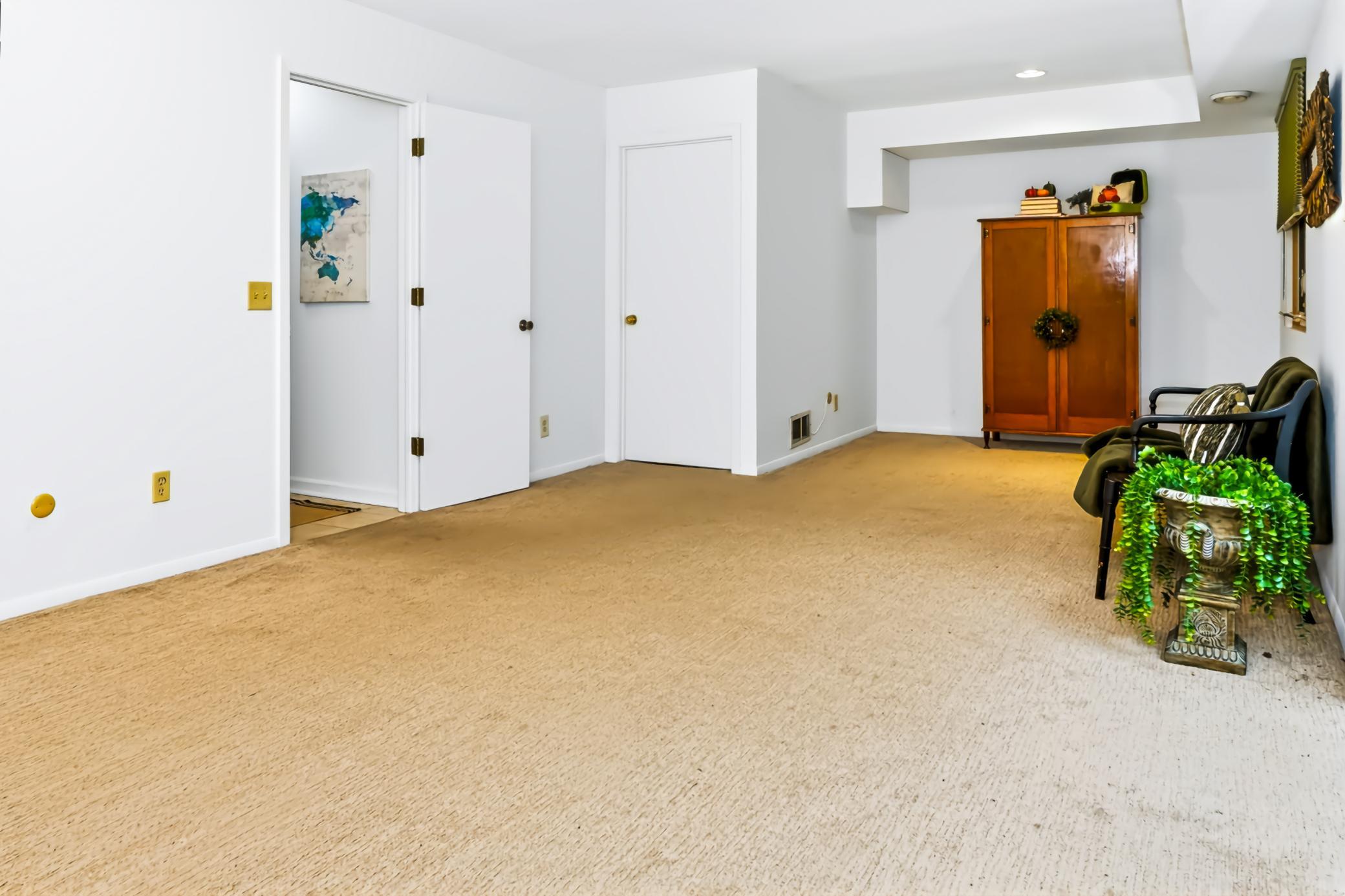 Can be an office, bedroom, workout space.