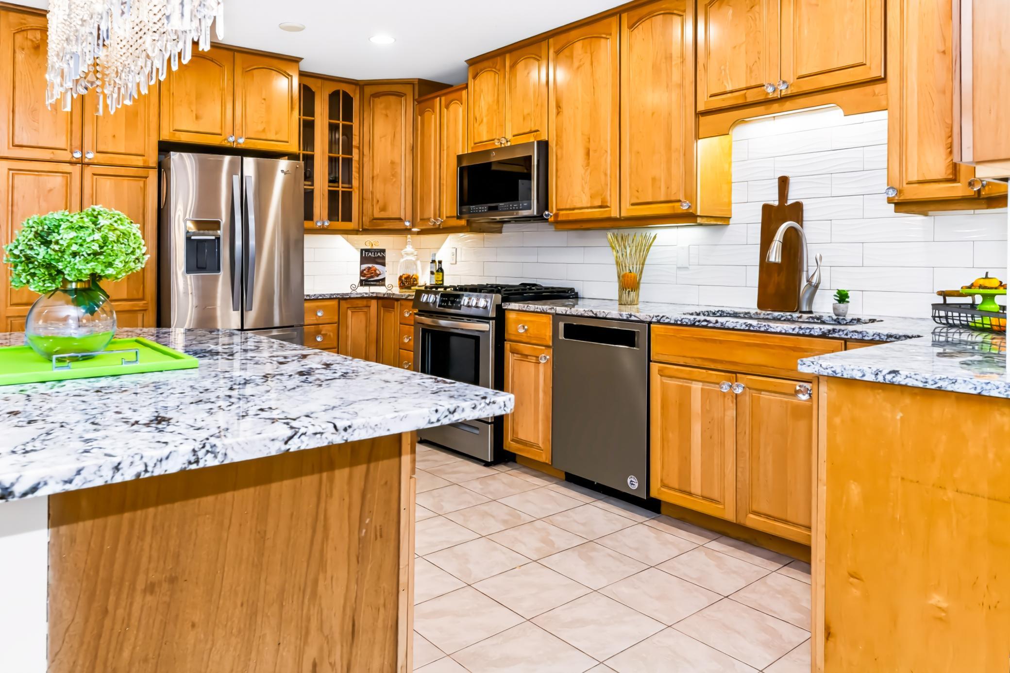 Updated Kitchen with Granite Countertops.