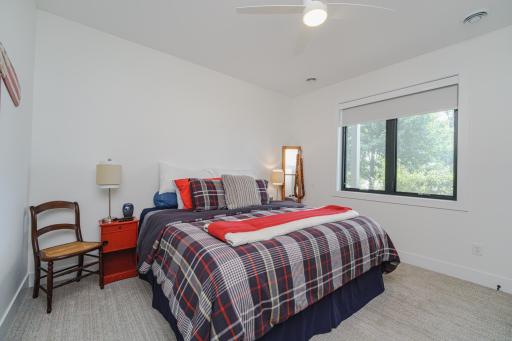 Lowere Level Bedroom with Lookout Windows
