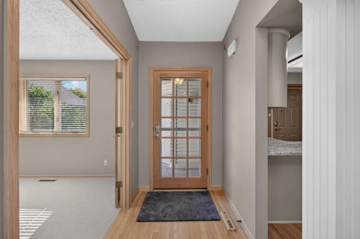 A welcoming entryway to greet guests.
