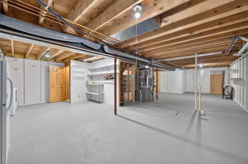 Full basement, unfinished and ready for your personal touches!