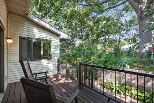 The privacy felt in the backyard is wonderful.