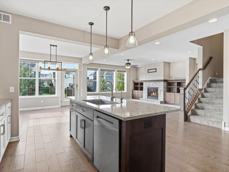 Always the heart of any home. wonderful kitchen opening to the main level family room and informal dining