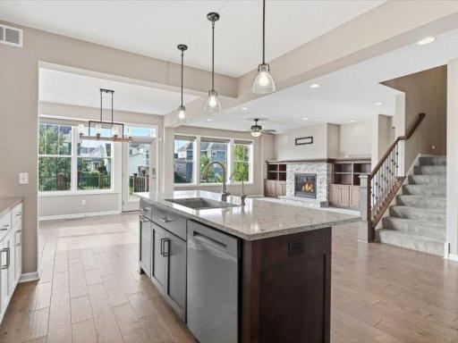 Always the heart of any home. wonderful kitchen opening to the main level family room and informal dining
