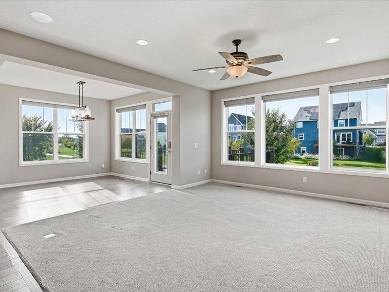 Showing family room then informal dining