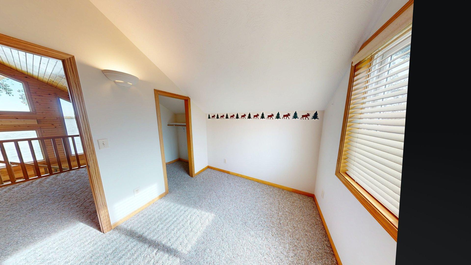 Upper Bedroom w/ Closet