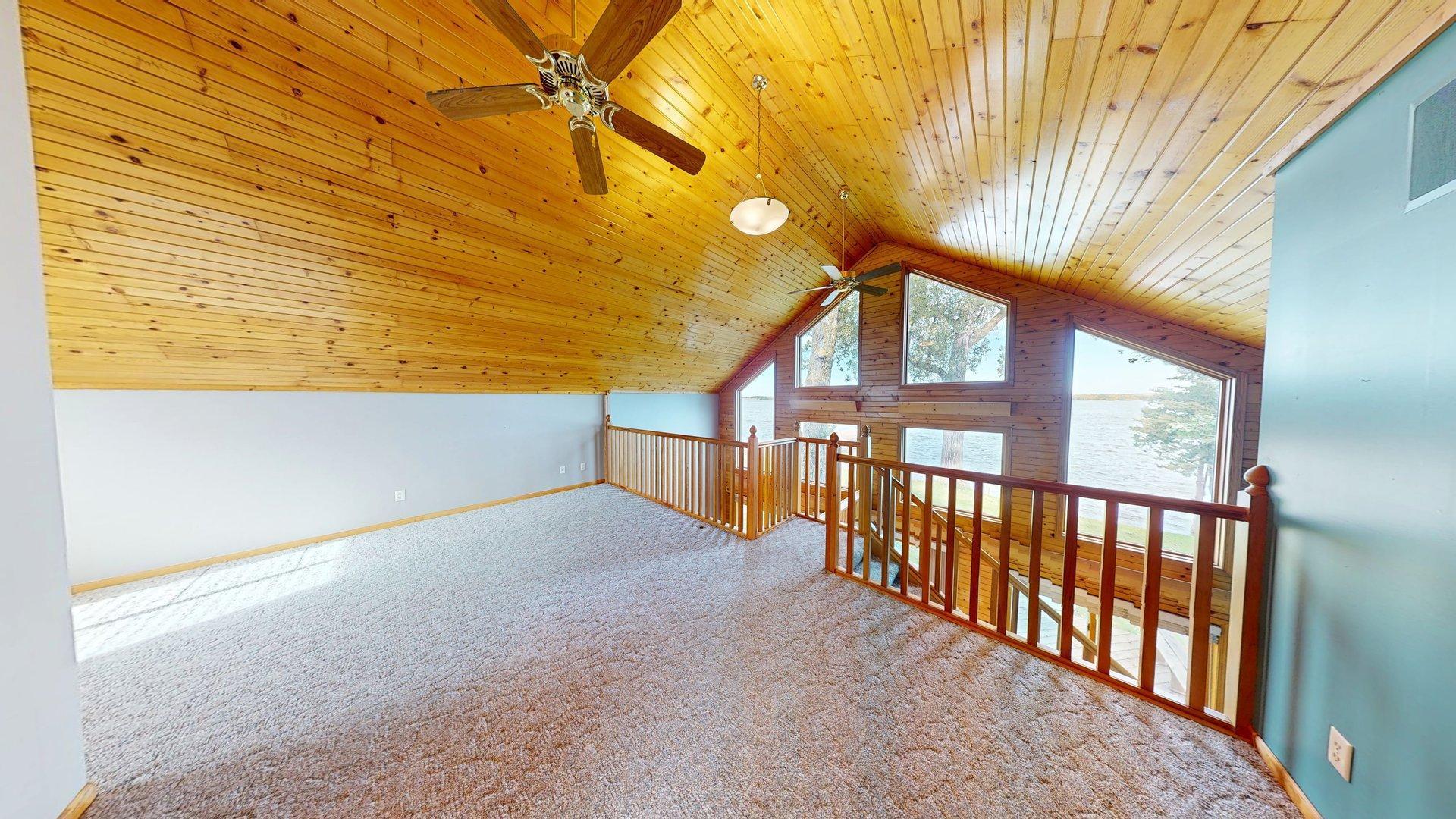 Upper Loft w/ Lake Views