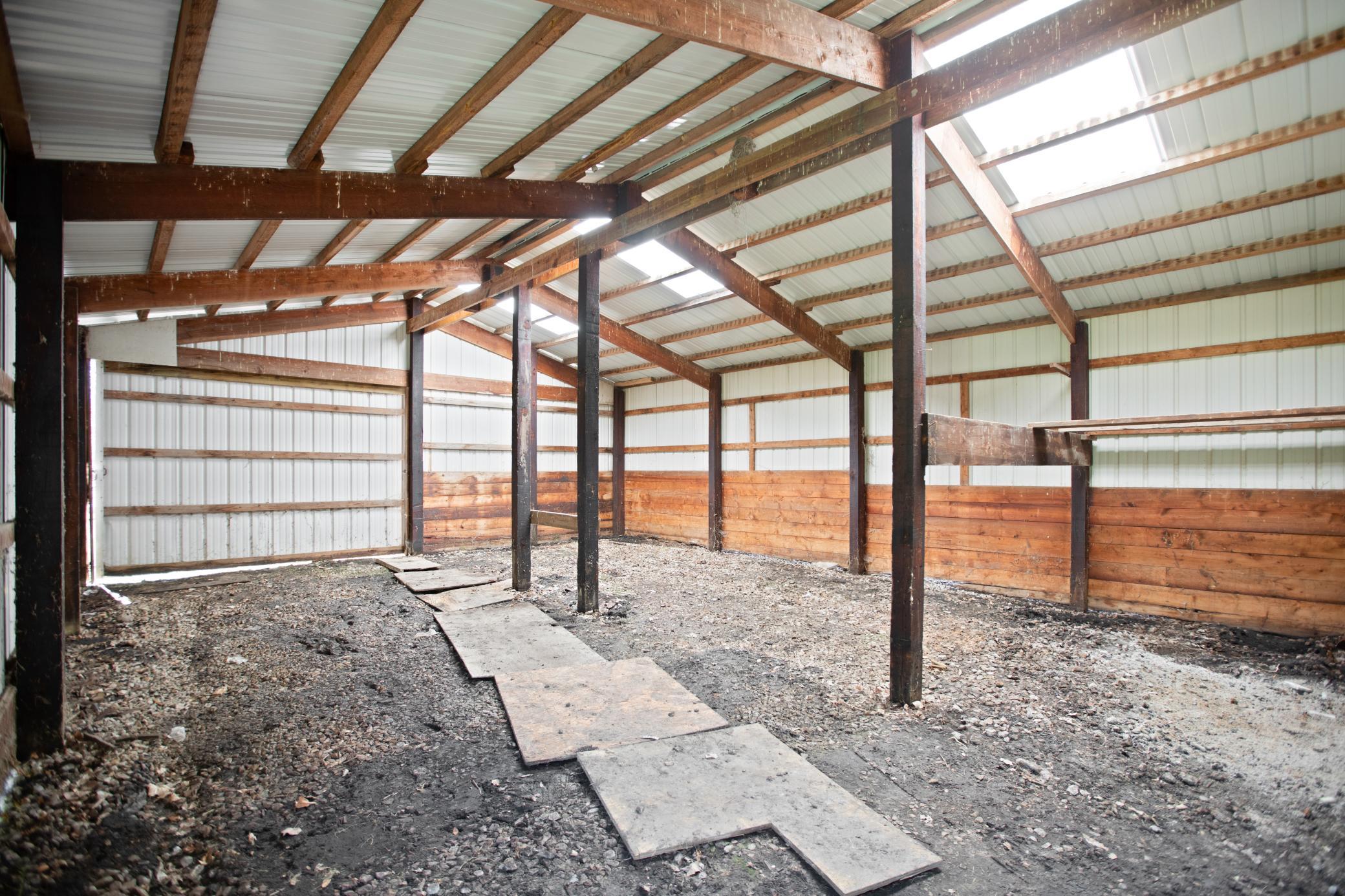 Pole Building Interior